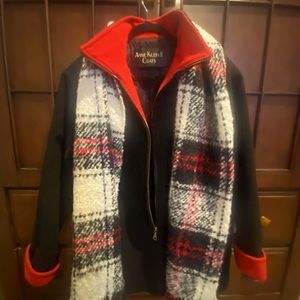 Anne Klein Jacket and wool scarf, Great Condition